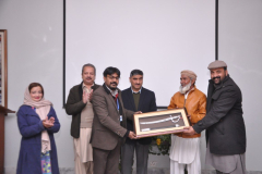 Farewell Ceremony for Staff Grade Employees Muhammad Javed (Qasid), Ali Asghar (Mali), Jehanzab Khan (Electrician) and Muhammad Yasin (Sanitary Worker)